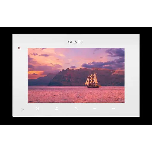 AHD відеодомофон Slinex SQ-07MTHD (white), 7” сенсорний IPS екран, запис руху, слот microSD, 197×127×20 мм