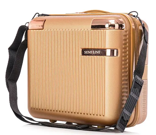 Бьюті-кейс Semi Line 16L Gold (T5663-2) (DAS302639) - фото 1