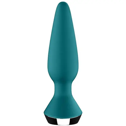 Анальна смарт-вібропробка Satisfyer Plug-ilicious 1 Зелена - фото 4
