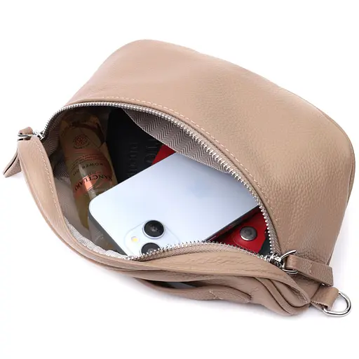 Кожаная женская сумка Vintage 24х16х6 см sum0026605 - фото 10