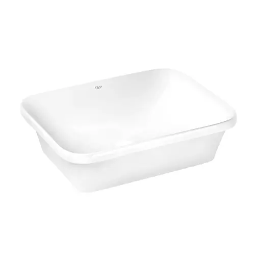 Умивальник Qtap Scorpio врізний прямокутний 500x380x145 мм White + донний клапан PU02, Білий - фото 6