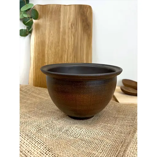 Макитра 1.5 литра керамическая (глиняная) гладкая