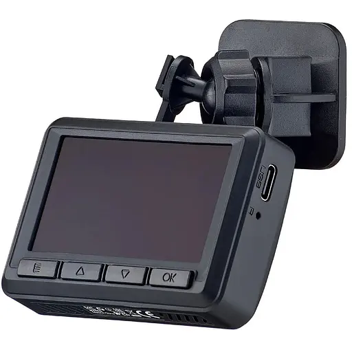 Видеорегистратор Hoco DV3 Driving recorder with display (dual-channel) Черный - фото 1