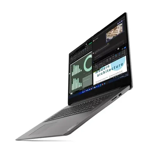 Ноутбук Lenovo V17 G4, 17.3" Full HD, Intel Core i5 13420H pana la 4.6 GHz, 16 GB RAM DDR4 3200, 512 GB SSD, Intel UHD графикой, Windows 11 Pro, Iron серый 512 GB - фото 2
