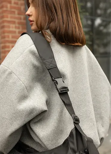 Женская сумка Sambag Dart черная 32 х 25 х 13 см (90321064) - фото 5