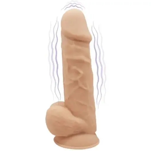 Фалоімітатор з вібрацією SilexD Norman Vibro Flesh (MODEL 1 Size 8,5in) - фото 2