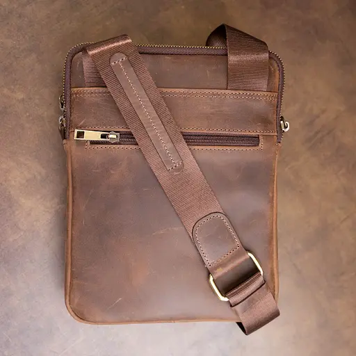 Сумка кожаная мужская SHVIGEL  20х26,5х4,5 см sum0012316 - фото 8