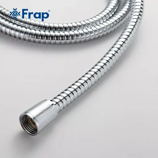 Шланг душовий, нержавіюча сталь, 1500 мм хром Frap F43, Хром - фото 4