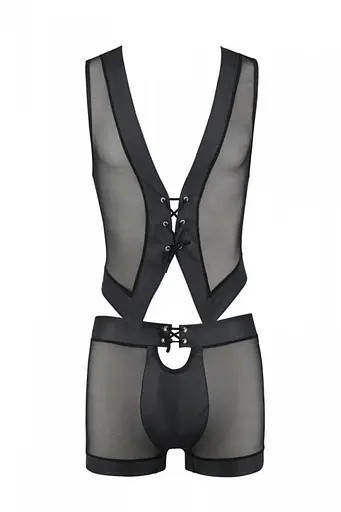 Комплект білизни Passion 053 SET WILLIAM S/M чорний - фото 3