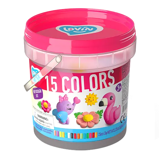 Набір тіста для ліплення "Мили тварини" 15 шт 41165 Lovin (4820199475924) - фото 1