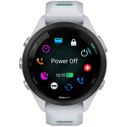 Смарт-часы Garmin Forerunner 265S Black Bezel with Whitestone Case and Whitestone/Neo Tropic Silicone Band 010-02810-54 - фото 3