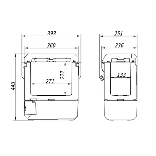 Компрессорный автохолодильник Alpicool P8 (9 литров) - фото 7