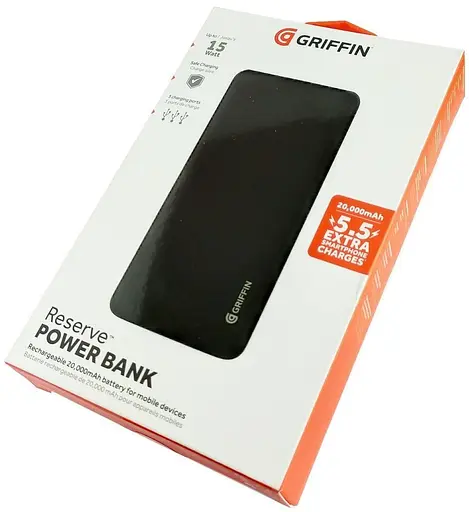 Портативная акустика JBL Charge 5 Green + Griffin 20000 mAh (JBLCHARGE5GRNPB) - фото 12