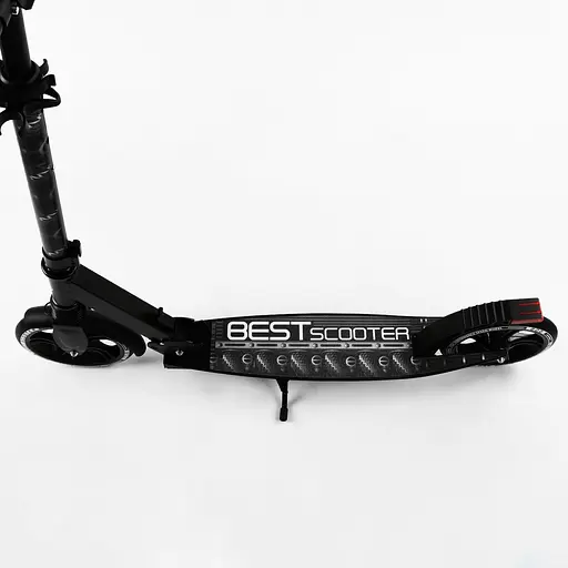 Самокат Best Scooter 57х14х80-98.5 см Чорний 000231602 - фото 3