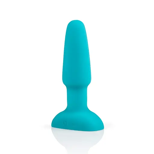 Анальная пробка B-Vibe Rimming Plug 2, 15 см (бирюзовый) - фото 3