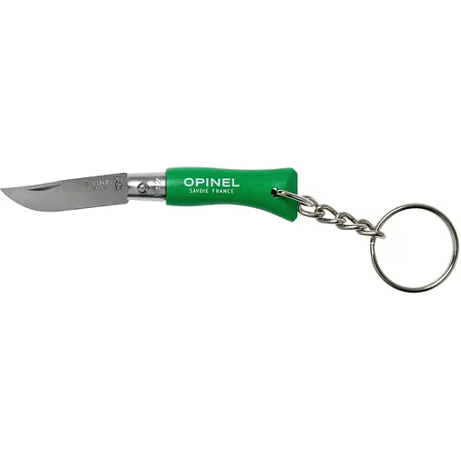 Ніж-брелок складний Opinel Inox №2 зелений (002273)