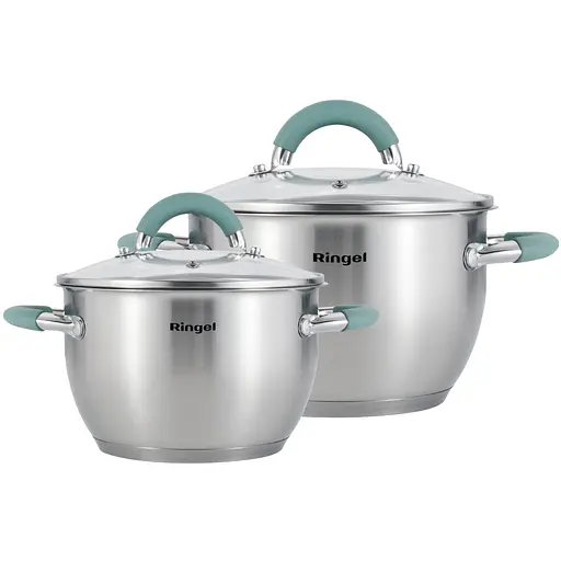 Набор кастрюль Ringel Herbal 2.6 л, 3.6 л (RG-6011)