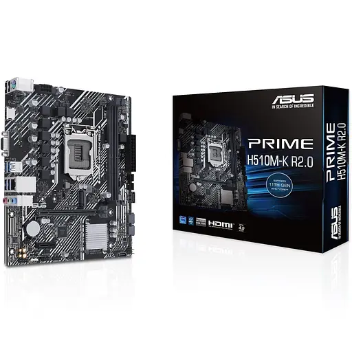 Материнская плата ASUS PRIME H510M-K R2.0 (H510M-K R2.0) (Socket 1200, Intel H510, Micro-ATX) - фото 6