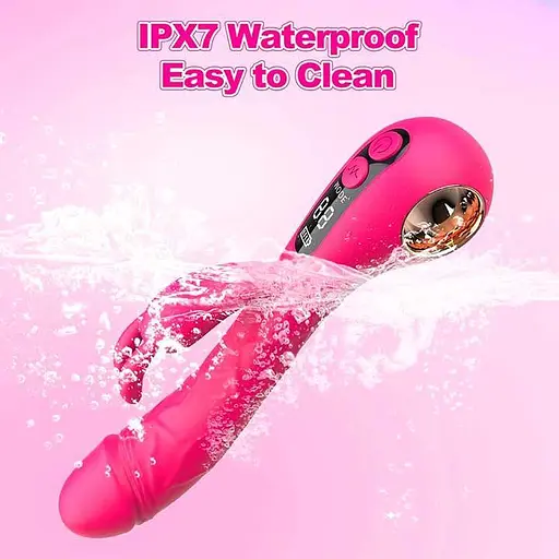 Вибратор Кролик для женщин силиконовый Satisfyer 22 см фуксия длина - фото 5