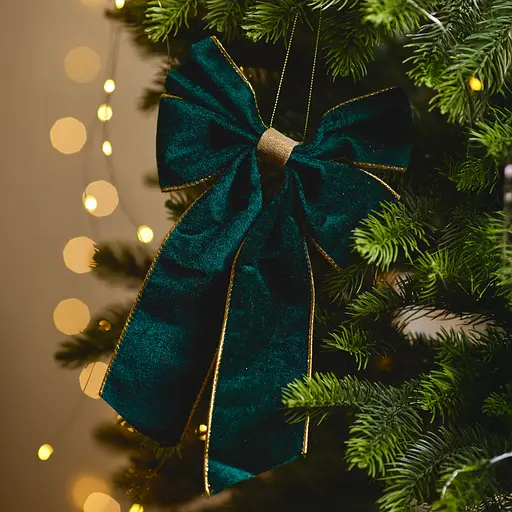 Украшение декоративное Yes! Fun Бант 28x16 см изумрудное (975078) - фото 5