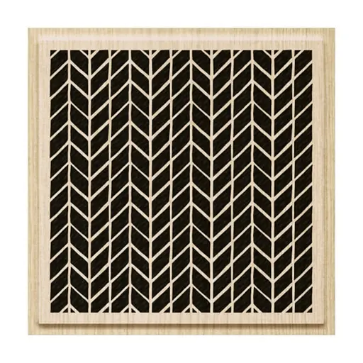 Штамп дерев'яний Фоновий В'язка 7×7 см Heyda