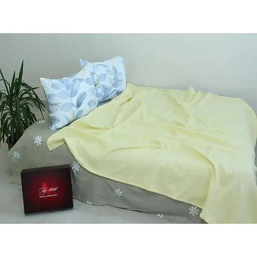 Комплект постільної білизни TAG Tekstil літній піке 000224393 (NP-05)