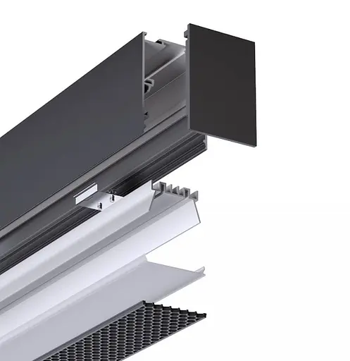 Светильник подвесной KLOODI KD-KLP5175HCF 1400 63W 4K BK - фото 2