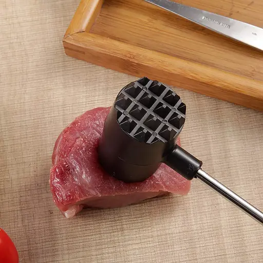 Тендерайзер овальний молоток розм'якшувач розпушувач для м'яса (довжина 25 см) 88221 - фото 2