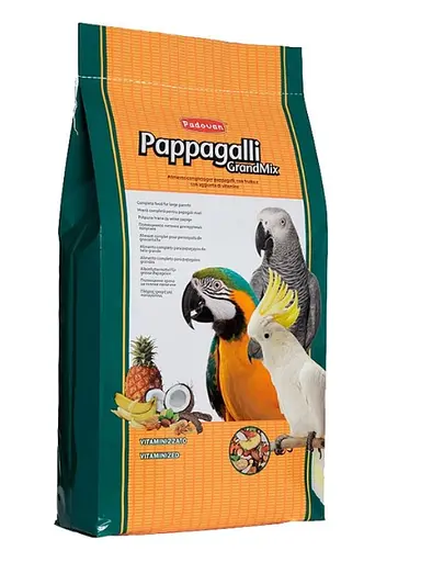 Повседневный корм для больших попугаев Padovan GrandMix Pappagalli 12.5 кг (PP00576) - фото 1