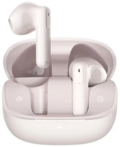 Наушники TWS Earbuds 5, BT 5.4, ENC, IPX4, SBC, AAC, сенсорное управление, светло-розовый Mibro teh0024818 - фото 1