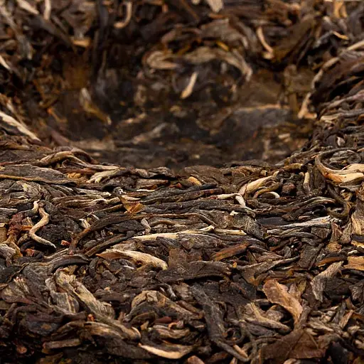 Шен Пуэр Королевский Журавль из Биндао 2020 г. - блинчик, 357 г - фото 2