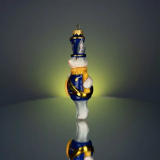 Ялинкова прикраса Різдвяні історії Кролик різдвяний скло (4820001045772) - фото 2