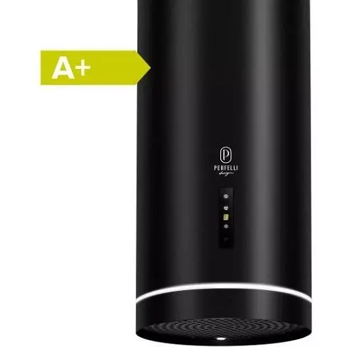 Вытяжка островная Perfelli Design Isola 35 Nero Silenzio