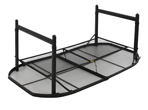 Стол Bo-Camp Northgate Oval 150x80 cm Black/Grey (1404188) - фото 7