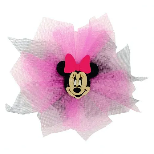 Брошка-заколка Минни Маус с фатином - фото 1