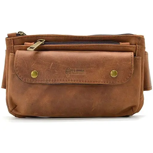 Шкіряна бананка Tarwa 24х15х3 см sum0025660 - фото 1