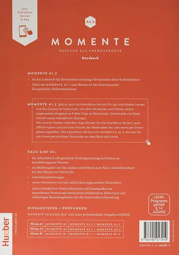 Momente A1.2. Kursbuch plus interaktive Version - фото 2