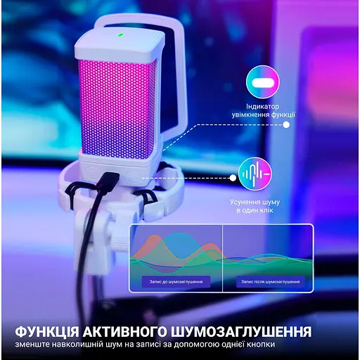 Мікрофон Fifine Q6TW White [119454] - фото 5