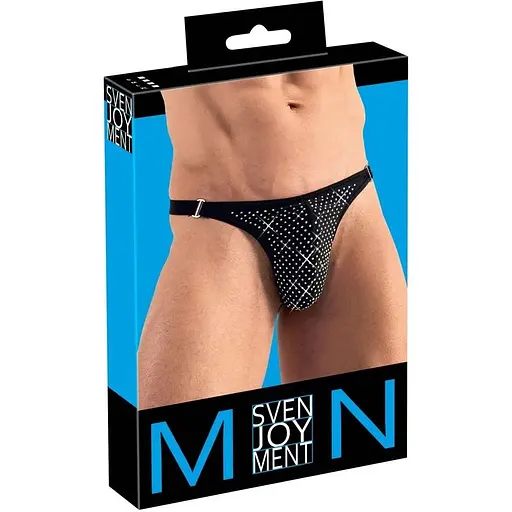 Чоловічі стрінги Svenjoyment Underwear Men's String M чорний