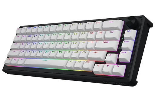 Клавіатура HATOR Skyfall 65 MAG ULTRA 8K Black White (HTK1860UA) - фото 3