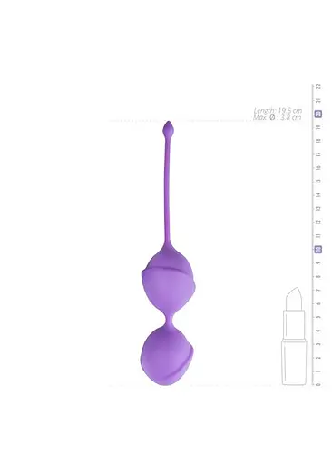 Вагинальные шарики EasyToys Jiggle Mouse, 19.5 см, фиолетовый - фото 5