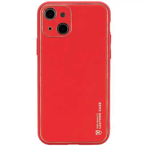 Шкіряний чохол Epik Xshield для Apple iPhone 14, 6.1 Червоний/Red