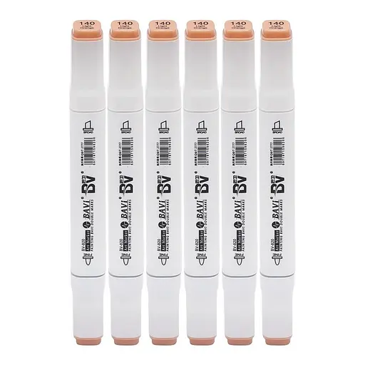 Скетч-маркер двусторонний Bavi №140, на спиртовой основе, 10 шт.