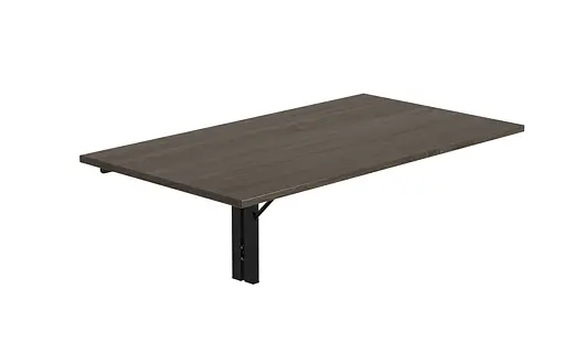 Обідній стіл-трансформер Ніка настінний Ferrum-decor 420x900x500 Чорний метал ДСП Дуб Сонома Трюфель 16 мм (FRD-105168) - фото 2