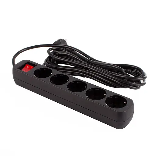 Мережевий фільтр ColorWay 5 розеток 5 м Black (CW-PSEA55BK) - фото 3