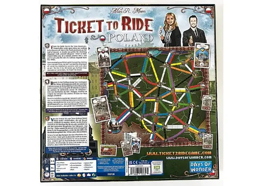 Настільна гра Days of Wonder Квиток на поїзд: Польща (Ticket to Ride: Poland) (англ.) (DOWD0028) - фото 4
