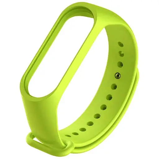 Ремінець Silicone Mi Band 3/4 Lime (6) - фото 1
