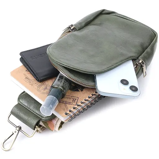 Сумка Vintage через плечо из экокожи 13х23х7 см sum0026982 - фото 7