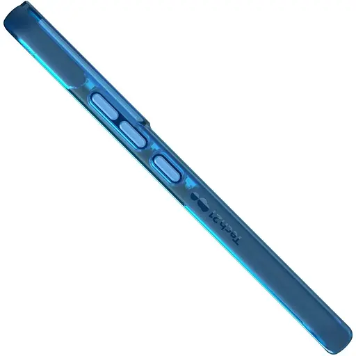 Оригинальный противоударный силиконовый чехол Tech21 Evo Check для Samsung Galaxy S21 FE 5G (6.4 ) Blue - фото 3