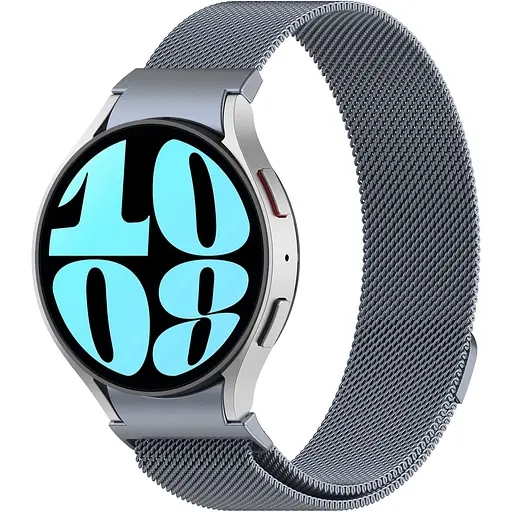 Ремешок ArmorStandart Milanese Magnetic для Samsung Galaxy Watch 7/FE/6/6 Classic/5/5 Pro/4/4 Classic Grey (ARM86843) [151812]